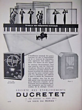 PUBLICITÉ DE PRESSE 1933
