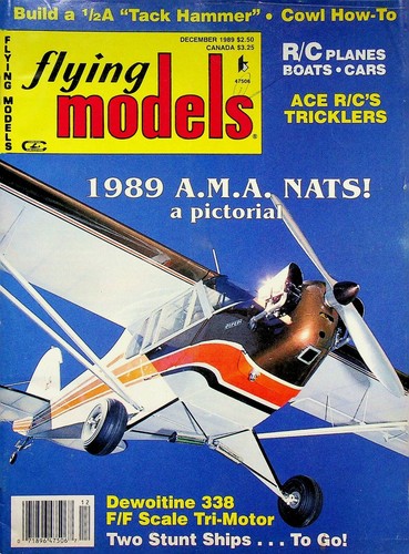 Vintage flying models magazine - flying,