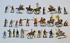 Plats d'étain - Zinnflachfiguren - Flat tin : Heinrichsen - 29 soldats divers