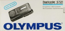 OLYMPUS S721 PEARLCORDER ENREGISTREUR VOCAL A MICROCASSETTE / EXCELLENT ETAT