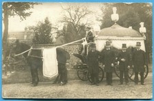 CPA Photo : Un corbillard