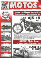 MOTOS D'HIER N°95 AJS 18 S / PLANETA 350 & 3 / BOITE DE VITESSES / RALLYE FIVA