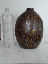 Gros vase boule vintage en
