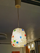 Suspension originale en verre années 70 Déco Design Vintage Shabby Chic