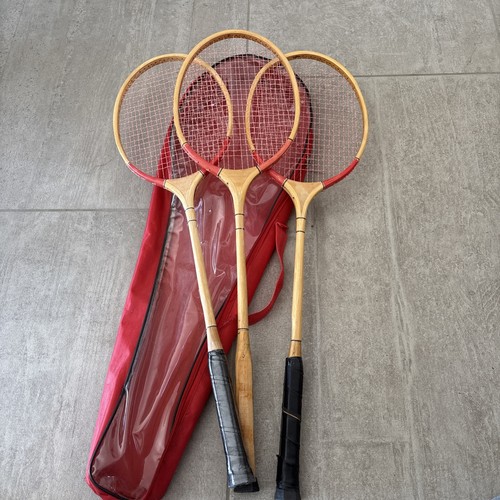 Ancienne raquette bois - raquette,