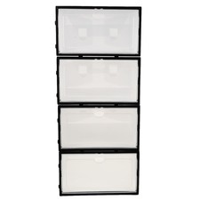  4 Pcs Boite Etanche Rangement Conteneur À Chaussures Porte-chaussures
