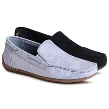 Chaussures Homme Velours Mocassins Confort Basses à Enfiler Trendy