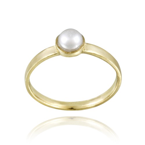 14k rempli 5mm perle - 14k, 4.5mm