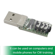 Interface Morse USB VBand Entraîneur CW multifonctionnel pour téléphone Computer