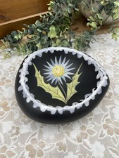 Plat Décoratif Signé Gabriel Fourmaintraux Céramique de Desvres Coupelle Vintage