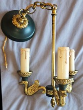 Petit lustre 3 feux  à cols