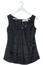 LAURA CLEMENT Blouse en soie Dames Blouse T EU 32 noir style décontracté