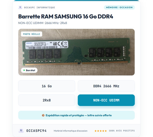 Achat avant août ram - avant,