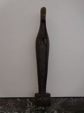 statuette bois Vierge Afrique Malawi fait main CURIOSITY by PN