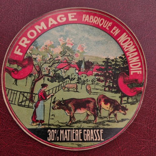 Etiquette fromage normandie - etiquette,