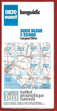 CARTE IGN SERIE BLEUE . 0820