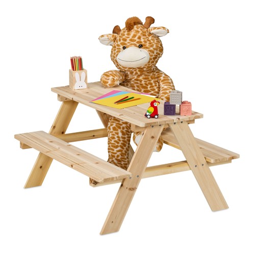 Table bois enfant pique - table,