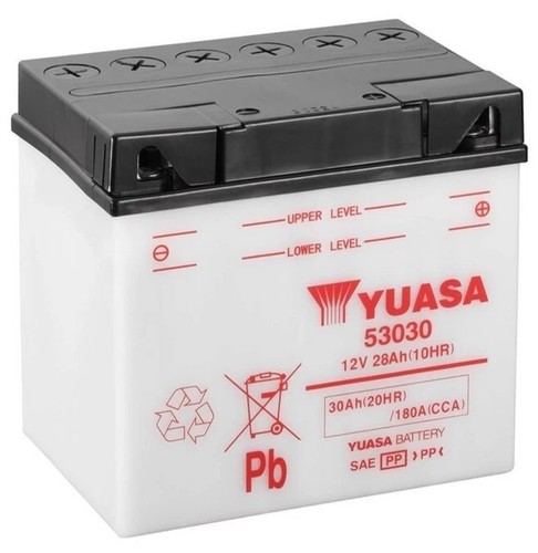 Batterie yuasa 53030 pour moto - batterie,