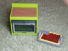 Cuisine PLAYMOBIL - Petit four à plan de travail "bois", avec tarte aux fruits