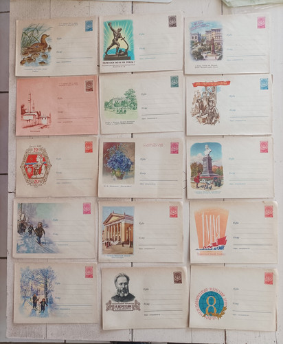 Enveloppes préaffranchie - 15,