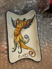 COUPELLE VIDE POCHE EN FAÏENCE DE GIEN - DÉCOR RENAISSANCE 