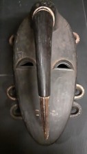 MASQUE DJIMINI COTE D'IVOIRE ART TRIBAL  ANCIEN STATUETTE AFRICAINE MASQUE 