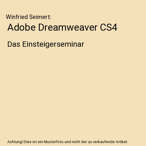 Adobe dreamweaver cs4 das - adobe,