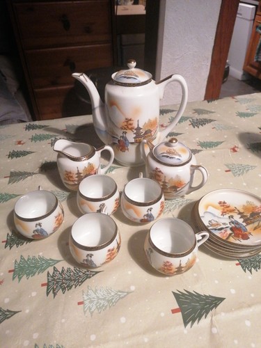 Service café vintage - service,