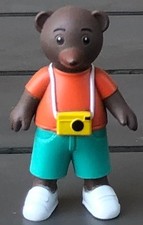Figurine Petit Ours Brun Avec Appareil Photo , Bayard Presse