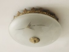 Plafonnier style classique laiton 80´ D 30cm