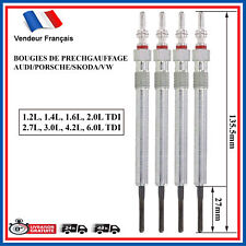 4 Bougie de Préchauffage pour Audi A4 A5 A6 A8 Q7 Q5 SQ7 2.0 2.7 3.0 4.2 TDI
