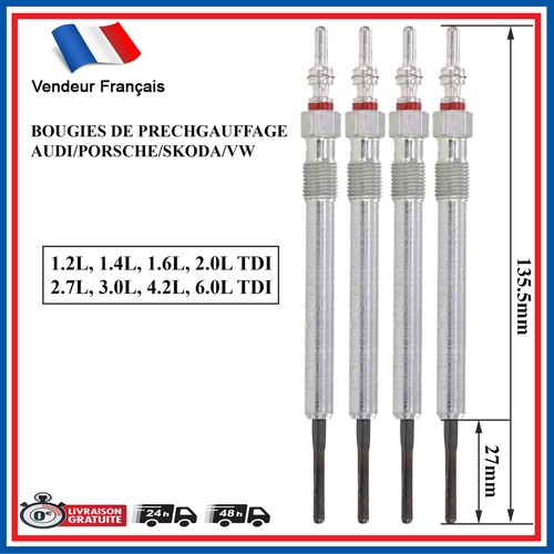 Bougie préchauffage pour - 4,