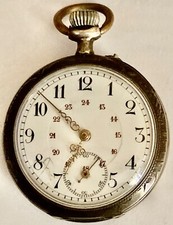 montre à gousset argent  -N°12 -NE FONCTIONNE PAS à RÉPARER ou POUR PIÈCES