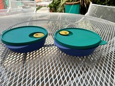 2 Two Tupperware Crystal Wave