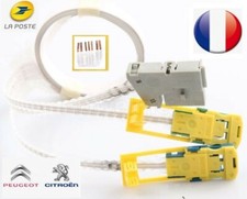 câble 7 pins + connecteurs, com 2000  comodo airbag Peugeot 206, 307, partner...