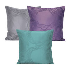 Housse de Coussin 40x40 Ou 50x50 CM Damassé Motif Taie D'Oreiller Pastellfarben