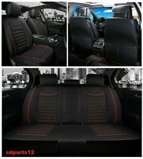 Pour Mercedes C E S GLA GLB EQC Housses de Siège Complet Noir En Tissu Respirant