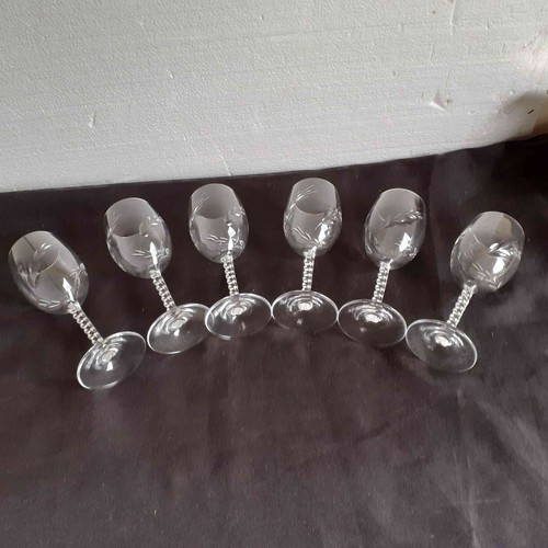 Lot verres vin blanc - 6,