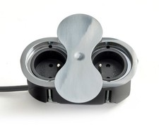 Bloc de 2 prises a encastrer