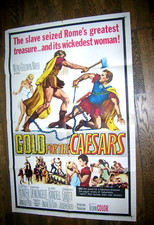 Affiche  USA - L' OR DES CESAR- Jeffrey Hunter -Mylene Demongeot - R.Freda -1964