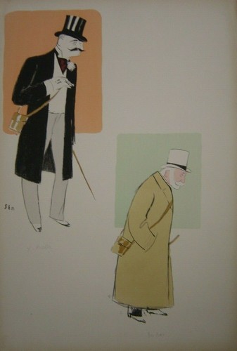 Lithographie sem georges - lithographie, de