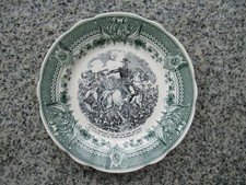 ASSIETTE PARLANTE NAPOLEON Faïencerie SARREGUEMINES 18 cm diamètre