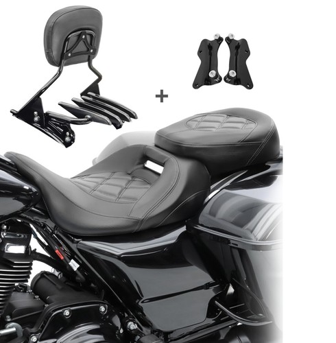 Selle set pour harley electra - selle,