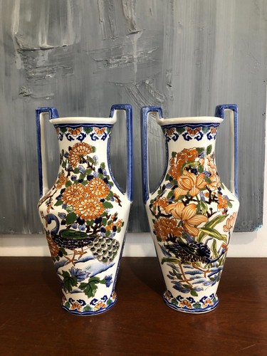 Jolie paire vases balustre - de,