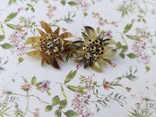 bijou ancien broche double