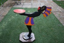 Valet, sellette,serviteur porte-cartes : "Indien" années 50.