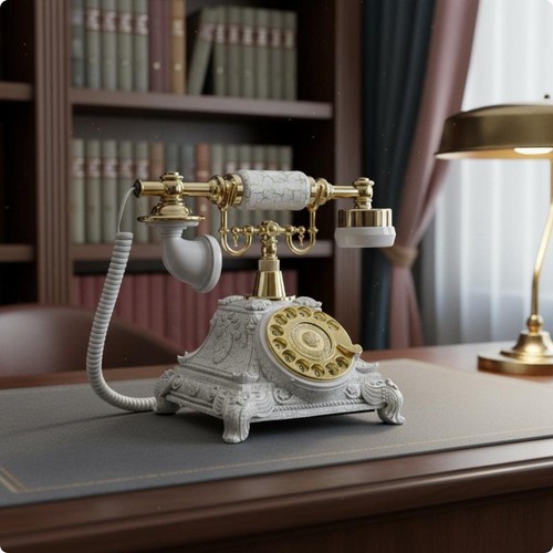 Téléphone cadran rotatif - à,