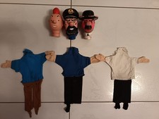 RARE TINTIN : 3 marionnettes Anciennes