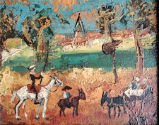 Belle huile sur toile henry - toile, d'henry