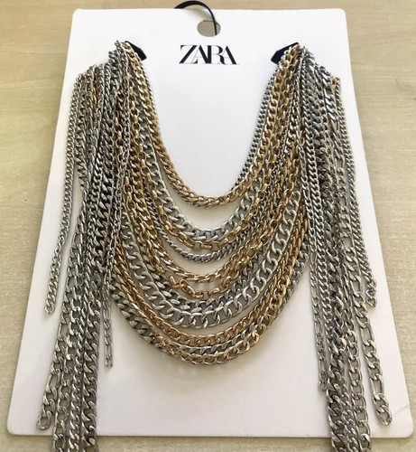 Collier chaîne métallique - collier, en